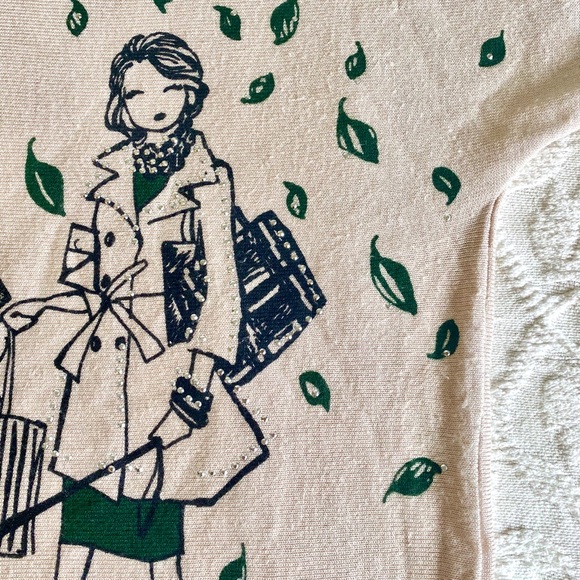 Like-New Cream Classy Boutique Ladies Sweater - Picture 6 of 8